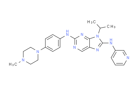 CAS No. 1350544-93-2, 9-Isopropyl-N2-(4-(4-methylpiperazin-1-yl)phenyl)-N8-(pyridin-3-yl)-9H-purine-2,8-diamine