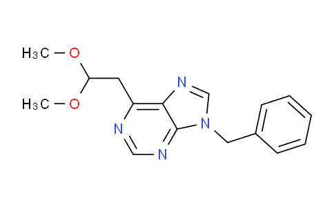 CAS No. 920503-24-8, 9-Benzyl-6-(2,2-dimethoxyethyl)-9H-purine