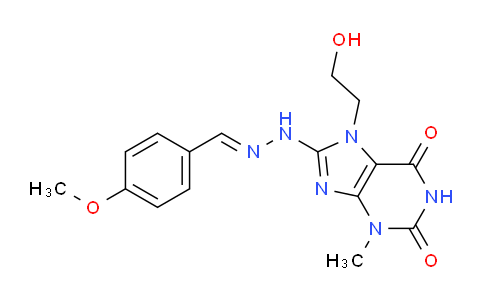 MC776817 | 478253-20-2 | 7-(2-Hydroxyethyl)-8-(2-(4-methoxybenzylidene)hydrazinyl)-3-methyl-1H-purine-2,6(3H,7H)-dione