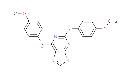 791584-51-5 | N2,N6-Bis(4-methoxyphenyl)-9H-purine-2,6-diamine