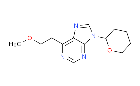 CAS No. 920503-19-1, 6-(2-Methoxyethyl)-9-(tetrahydro-2H-pyran-2-yl)-9H-purine
