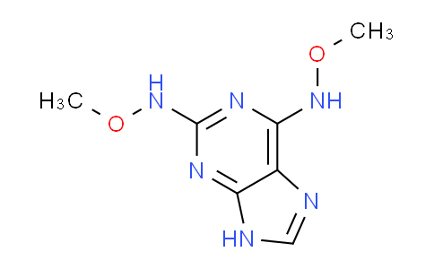 CAS No. 108278-67-7, N,N'-(9H-Purine-2,6-diyl)bis(O-methylhydroxylamine)