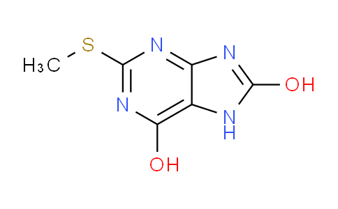 CAS No. 14443-37-9, 2-(Methylthio)-7H-purine-6,8-diol