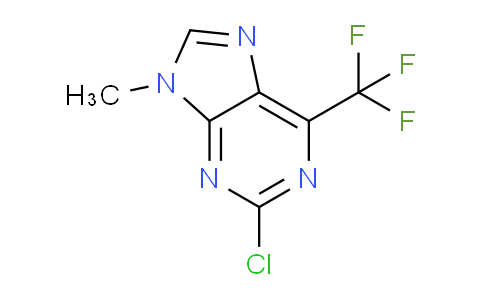 CAS No. 1644-75-3, 2-Chloro-9-methyl-6-(trifluoromethyl)-9H-purine