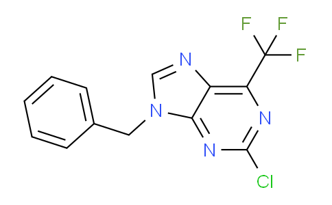 CAS No. 1682-16-2, 9-Benzyl-2-chloro-6-(trifluoromethyl)-9H-purine