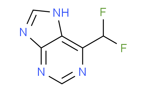 CAS No. 906482-38-0, 6-(Difluoromethyl)-7H-purine