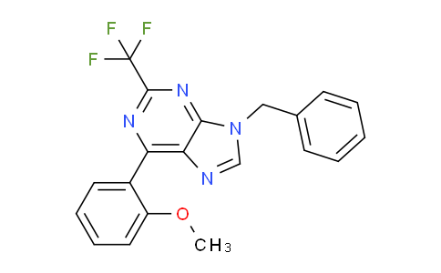 CAS No. 112779-01-8, 9-Benzyl-6-(2-methoxyphenyl)-2-(trifluoromethyl)-9H-purine