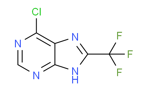 CAS No. 282522-06-9, 6-Chloro-8-(trifluoromethyl)-9H-purine