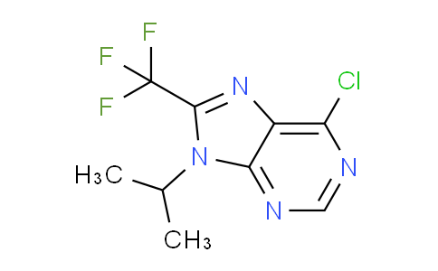 CAS No. 1774904-72-1, 6-Chloro-9-isopropyl-8-(trifluoromethyl)-9H-purine