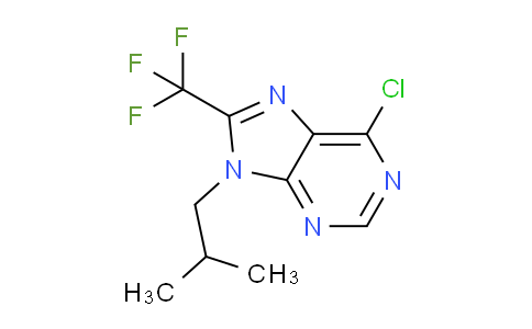 CAS No. 1707392-00-4, 6-Chloro-9-isobutyl-8-(trifluoromethyl)-9H-purine