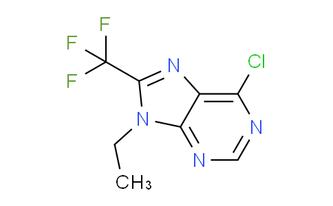 CAS No. 1610706-80-3, 6-Chloro-9-ethyl-8-(trifluoromethyl)-9H-purine