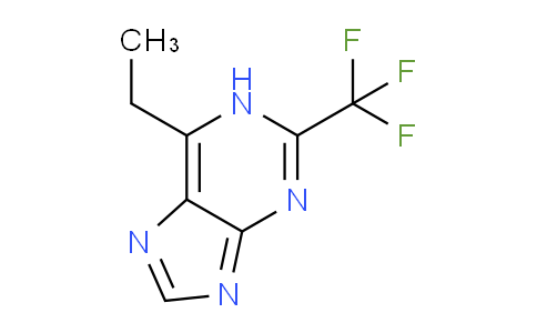 CAS No. 658707-89-2, 6-Ethyl-2-(trifluoromethyl)-1H-purine
