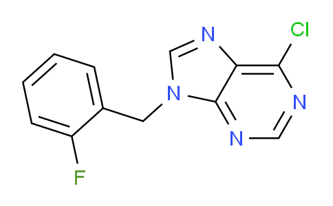 CAS No. 101155-08-2, 6-Chloro-9-(2-fluorobenzyl)-9H-purine