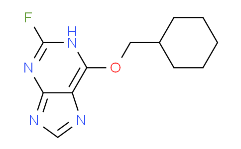 CAS No. 444723-30-2, 6-(Cyclohexylmethoxy)-2-fluoro-1H-purine