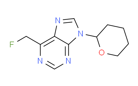 CAS No. 667420-78-2, 6-(Fluoromethyl)-9-(tetrahydro-2H-pyran-2-yl)-9H-purine
