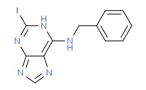 CAS No. 479486-09-4, N-Benzyl-2-iodo-1H-purin-6-amine