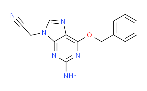 CAS No. 144084-41-3, 2-(2-Amino-6-(benzyloxy)-9H-purin-9-yl)acetonitrile