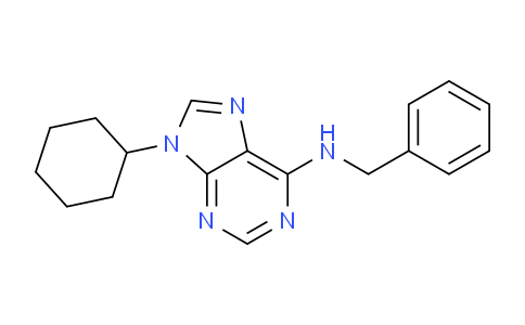 CAS No. 42240-63-1, N-Benzyl-9-cyclohexyl-9H-purin-6-amine