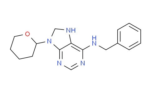 CAS No. 69152-46-1, N-Benzyl-9-(tetrahydro-2H-pyran-2-yl)-8,9-dihydro-7H-purin-6-amine