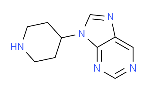 CAS No. 830331-58-3, 9-(Piperidin-4-yl)-9H-purine