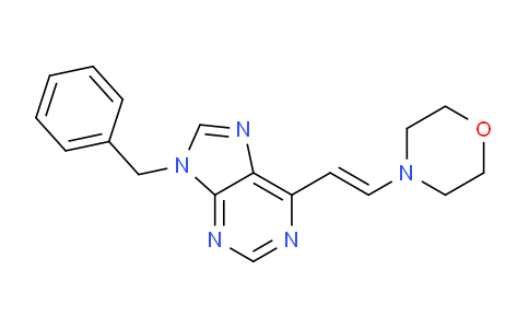 CAS No. 920503-58-8, (E)-4-(2-(9-Benzyl-9H-purin-6-yl)vinyl)morpholine