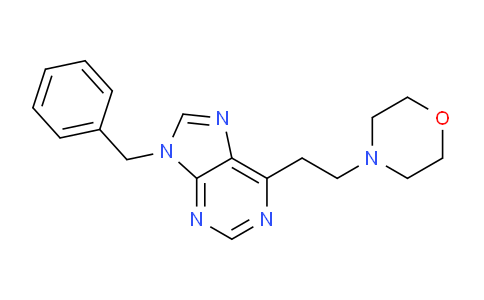CAS No. 920503-32-8, 4-(2-(9-Benzyl-9H-purin-6-yl)ethyl)morpholine