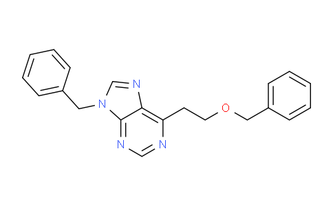 CAS No. 920503-49-7, 9-Benzyl-6-(2-(benzyloxy)ethyl)-9H-purine