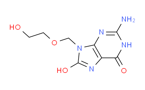 CAS No. 85179-66-4, 2-Amino-8-hydroxy-9-((2-hydroxyethoxy)methyl)-1H-purin-6(9H)-one