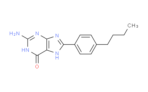 CAS No. 21318-90-1, 2-Amino-8-(4-butylphenyl)-1H-purin-6(7H)-one