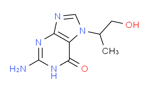 CAS No. 1346603-33-5, 2-Amino-7-(1-hydroxypropan-2-yl)-1H-purin-6(7H)-one
