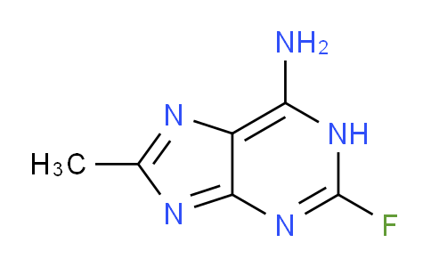 CAS No. 677707-41-4, 2-Fluoro-8-methyl-1H-purin-6-amine