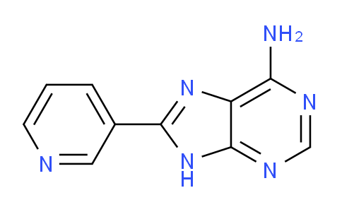 CAS No. 918537-07-2, 8-(Pyridin-3-yl)-9H-purin-6-amine