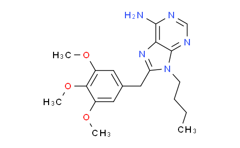 CAS No. 352519-21-2, 9-Butyl-8-(3,4,5-trimethoxybenzyl)-9H-purin-6-amine