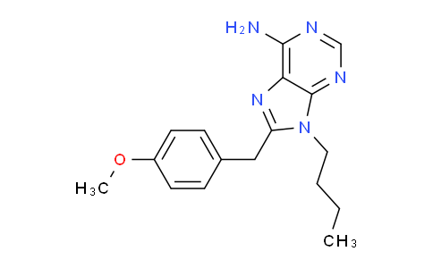 CAS No. 376629-53-7, 9-Butyl-8-(4-methoxybenzyl)-9H-purin-6-amine