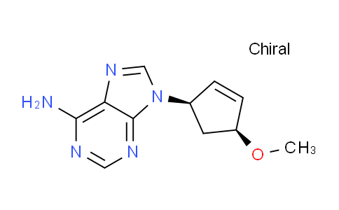 CAS No. 194606-97-8, 9-((1R,4S)-4-Methoxycyclopent-2-en-1-yl)-9H-purin-6-amine