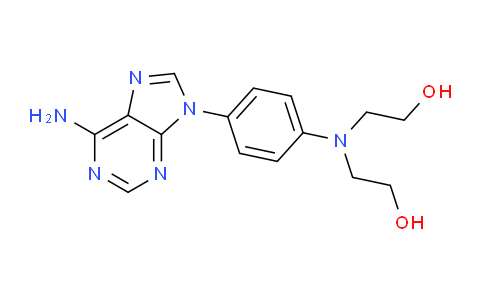 CAS No. 16208-02-9, 2,2'-((4-(6-Amino-9H-purin-9-yl)phenyl)azanediyl)diethanol