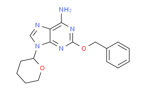 CAS No. 1681024-13-4, 2-(Benzyloxy)-9-(tetrahydro-2H-pyran-2-yl)-9H-purin-6-amine