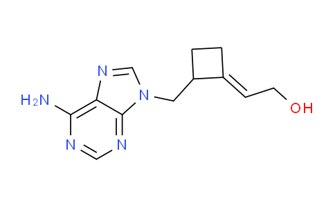 CAS No. 918415-37-9, (E)-2-(2-((6-Amino-9H-purin-9-yl)methyl)cyclobutylidene)ethanol