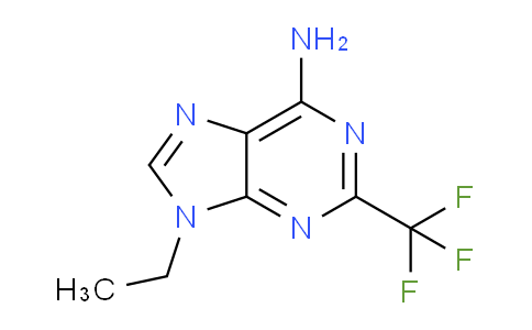 CAS No. 1736-95-4, 9-Ethyl-2-(trifluoromethyl)-9H-purin-6-amine