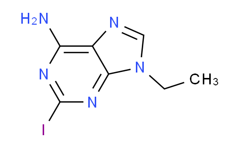 CAS No. 210046-35-8, 9-Ethyl-2-iodo-9H-purin-6-amine