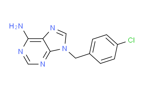 CAS No. 56046-27-6, 9-(4-Chlorobenzyl)-9H-purin-6-amine
