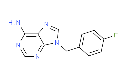 CAS No. 213528-06-4, 9-(4-Fluorobenzyl)-9H-purin-6-amine
