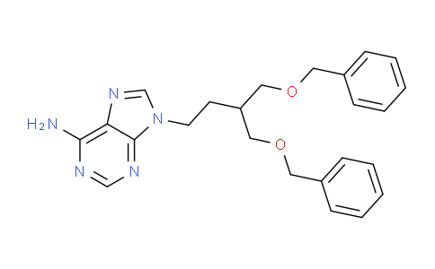 CAS No. 33498-84-9, 9-(4-(Benzyloxy)-3-((benzyloxy)methyl)butyl)-9H-purin-6-amine