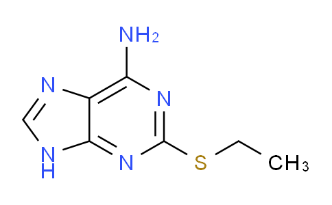 CAS No. 33436-90-7, 2-(Ethylthio)-9H-purin-6-amine