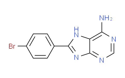 CAS No. 77071-04-6, 8-(4-Bromophenyl)-7H-purin-6-amine