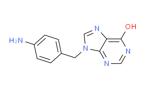 CAS No. 75207-04-4, 9-(4-Aminobenzyl)-9H-purin-6-ol