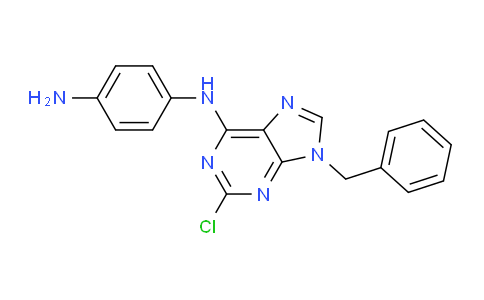 CAS No. 125802-55-3, N1-(9-Benzyl-2-chloro-9H-purin-6-yl)benzene-1,4-diamine