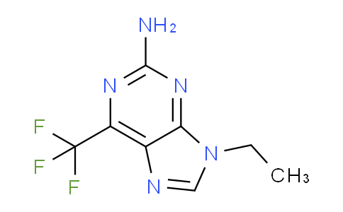 CAS No. 1736-96-5, 9-Ethyl-6-(trifluoromethyl)-9H-purin-2-amine