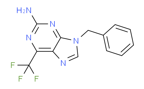 CAS No. 1643-91-0, 9-Benzyl-6-(trifluoromethyl)-9H-purin-2-amine