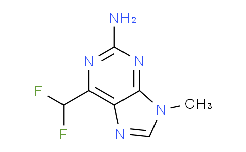 CAS No. 1706432-97-4, 6-(Difluoromethyl)-9-methyl-9H-purin-2-amine